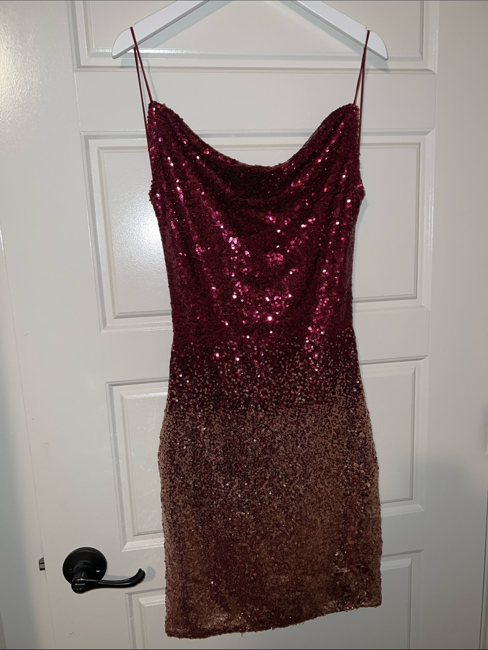 fashion nova dresses burgundy | | Fashion Nova To Brown Sequin Cowl Neck Mini Dress Burgundy Lace Mermaid Sweep Hidden Side ZipperLinedStretchSelf matching jewelry set Size:XL 44 - 17 ½